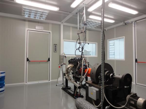 Engine test bench soundproof booths